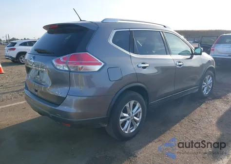 2016 Nissan Rogue Sv z USA, uszkodzony, nr VIN KNMAT2MT1GP665115